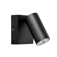 Wall Light Pillar LED 8W Tri-Colour IP65 Matt Black CLA Lighting
