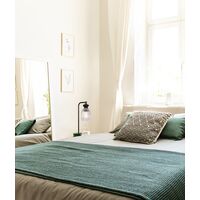 Table Lamp ES Clear Ellipse Glass Shade Brass 490mm CLA Lighting