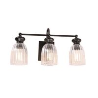 Wall Light ES 3 Light Ellipse Glass Brass 120mm CLA Lighting
