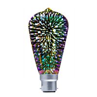 LED Globe BC ST57 Pear 4W Firework Effect 50lm CLA Lighting