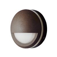 Step Light 12V 6W 3000K Eyelid Aged Brass IP65 98mm CLA Lighting