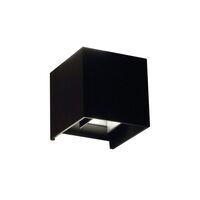 Outdoor Wall Light LED 6.8W 3000K Square Black IP54 CLA Lighting