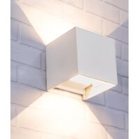 Outdoor Wall Light LED 6.8W 3000K Square Black IP54 CLA Lighting