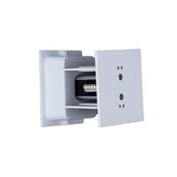 Outdoor Wall Light LED 6.8W 3000K Square Black IP54 CLA Lighting