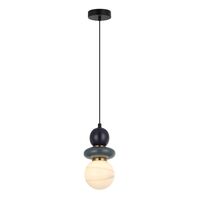 Pendant G9 Opal Diffuser Grey Purple Ceramic 120mm CLA Lighting