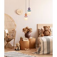 Pendant G9 Opal Diffuser Pink Peach Ceramic 120mm CLA Lighting