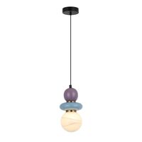 Pendant G9 Opal Diffuser Pink Peach Ceramic 120mm CLA Lighting