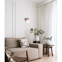 Wall Light ES 1 Light White Alabaster Jar 120mm CLA Lighting