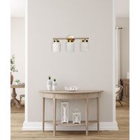 Wall Light ES 3 Light White Alabaster Jar 120mm CLA Lighting