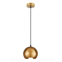 Pendant Light ES Black Iron Dome 135mm x 300mm CLA Lighting