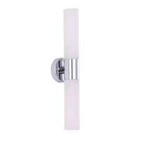 Wall Light Up/Down 2 Light ES Tubular Brass 60mm CLA Lighting