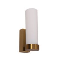 Wall Light Uplight ES Tubular Opal Glass Chrome 60mm CLA Lighting