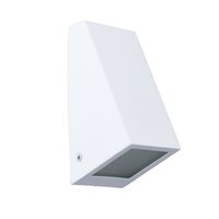 Outdoor Wall Light GU10 Wedge Stainless Steel IP44 CLA Lighting