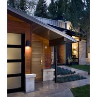 Outdoor Wall Light GU10 Wedge Stainless Steel IP44 CLA Lighting