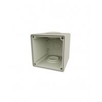 Back Box 4 Gang Vertical 32mm & 2x25mm Buffalo Grey Trader