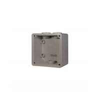 Enclosure Lid 1 Gang Chemical Resistant Buffalo Grey Trader
