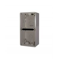 Enclosure Lid 1 Gang Chemical Resistant Buffalo Grey Trader