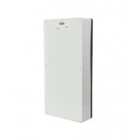 Back Box 4 Gang Vertical 32mm & 2x25mm Buffalo Grey Trader