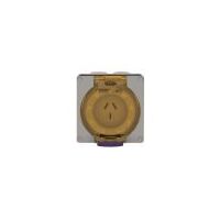 Socket Outlet IP66 20A 250V 3 Flat Pin Buffalo Grey Trader