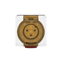 Socket Outlet IP66 20A 250V 3 Round Pin Buffalo White Trader