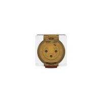 Socket Outlet IP66 32A 250V 3 Round Pin Buffalo White Trader