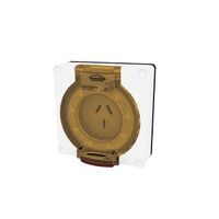 Socket Outlet IP66 20A 500V 4 Round Pin Buffalo White Trader