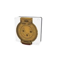 Socket Outlet IP66 40A 500V 4 Round Pin Buffalo White Trader