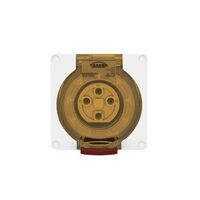 Socket Outlet IP66 20A 500V 4 Round Pin Buffalo White Trader