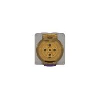 Socket Outlet IP66 32A 500V 5 Round Pin Buffalo Grey Trader