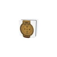 Socket Outlet IP66 32A 500V 5 Round Pin Buffalo White Trader