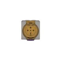 Socket Outlet IP66 40A 500V 5 Round Pin Buffalo Grey Trader