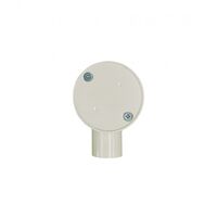 Junction Box Round 1 Way 25mm PVC Cobra Grey Trader
