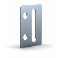 Flat Cam Receiver for Escutcheon Door Eltech