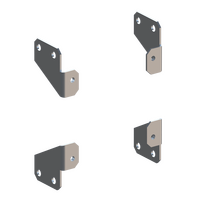 Mounting Plate Fixing Brackets M Type Set of 4 Eltech