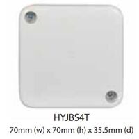 Junction Box Small 4 Loose Terminals Hyena White Trader