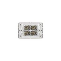 Switch Horizontal 4 Gang 10AX 16A 250V Cougar Black Trader