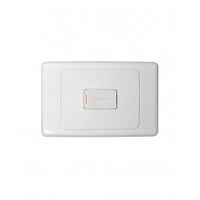 Switch Horizontal 4 Gang 10AX 16A 250V Cougar Black Trader