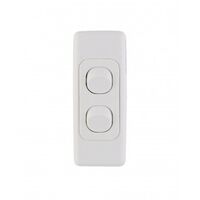 Switch Horizontal 4 Gang 10AX 16A 250V Cougar Black Trader