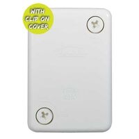 Junction Box Small 4 Loose Terminals Hyena White Trader