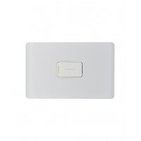 Switch Architrave 2 Gang 16AX 20A 250V Leopard Black Trader