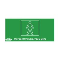 Cardiac Protected Area Sign Trader