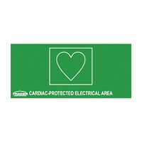 Cardiac Protected Area Sign Trader