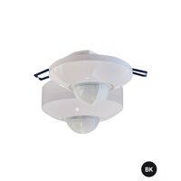 Motion Sensor PIR IP44 360 Degree 8m Arctic Owl Black Trader