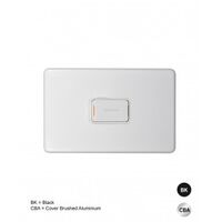 Switch Vertical 2 Gang 10AX 250V IP66 Puma White Trader