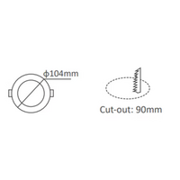 10W SMD LED 4 COLORS BK