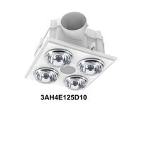 Four heat bathroom heater WITH 10W DOWNLIGHT 4000K