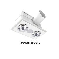Two heat bathroom heater WITH 10W DOWNLIGHT 4000K