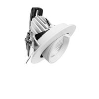 10W GIMBLE 60 DEGREE DOWNLT COB WH