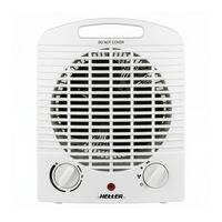 2000W Upright Fan Heater Heller