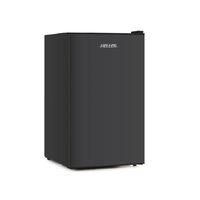 70L Bar Fridge Wire Shelves Black Heller